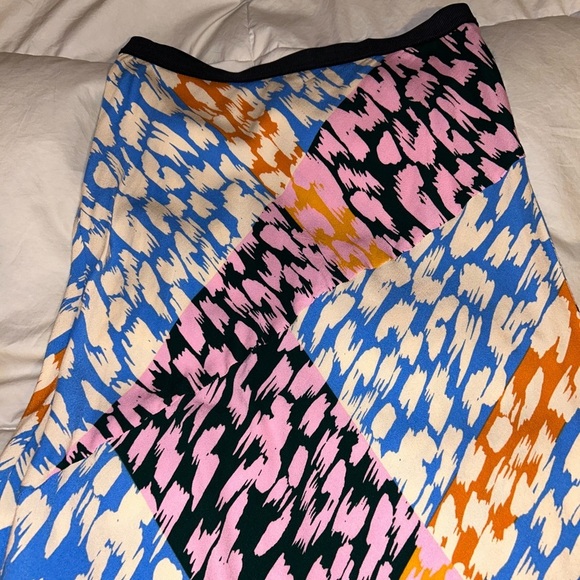 Anthropologie Corey Lynn Calter Bias Midi Skirt - abstract pattern - Picture 2 of 5